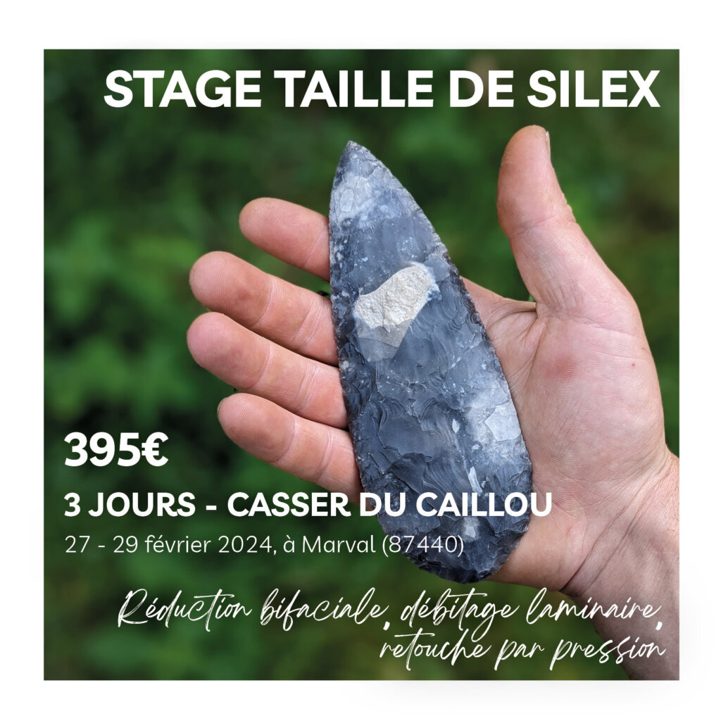 STAGE] Taille de silex - Marval (87) - Inspiration Sauvage