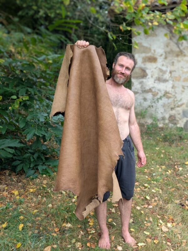 Cuir à tannage végétal